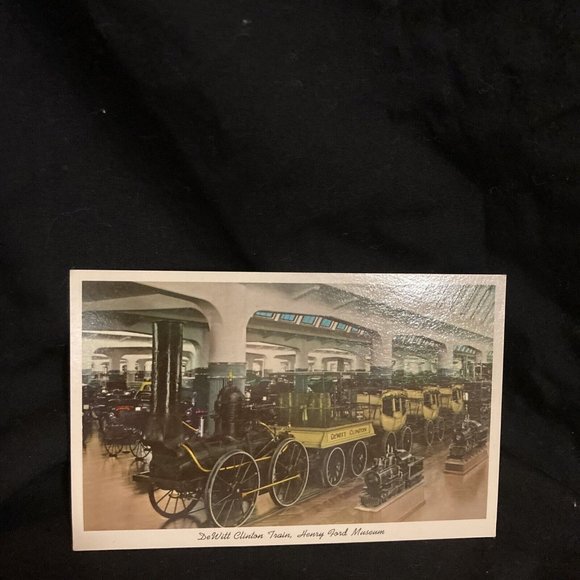 Other Vintage Postcard Dewitt Clinton Train Henry Ford Museum
